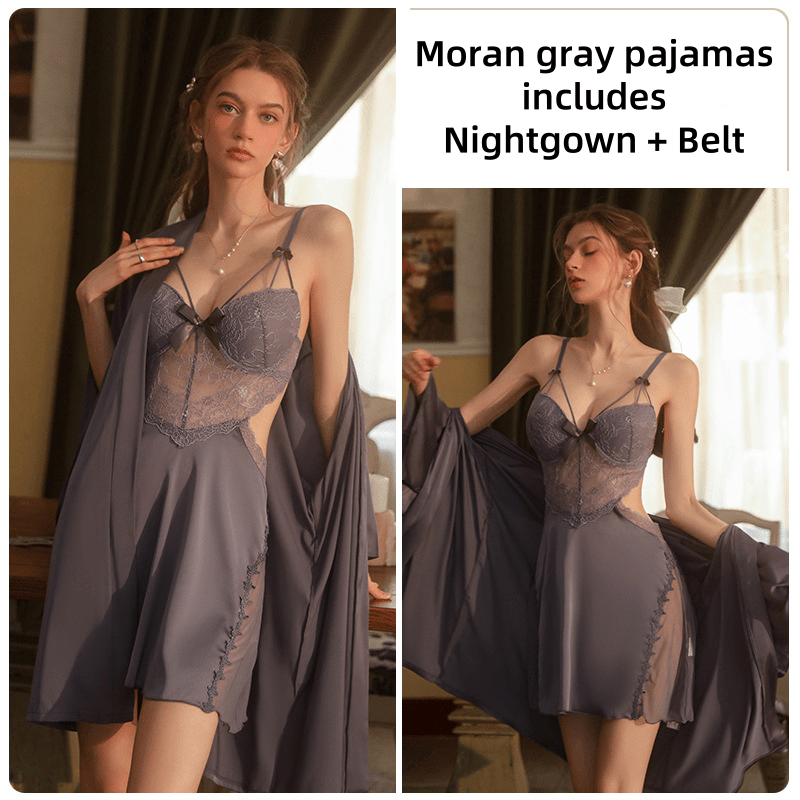 Moran gray pajamas - KIZZK For Women